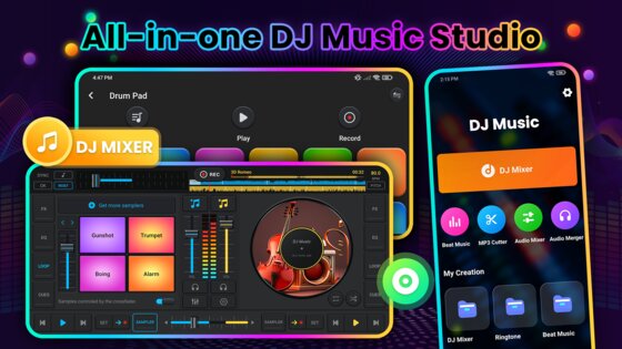 DJ Микс Студия – DJ Музыка 1.9.7. Скриншот 1
