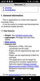 Open Markdown Notes 00.34.00. Скриншот 1