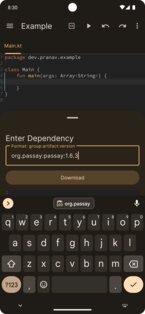 Cosmic IDE Rewrite 2.0.3. Скриншот 6