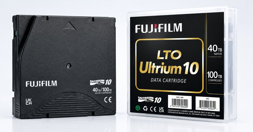 Магнитные ленты никуда не денутся: Fujifilm представила LTO-10 на 100 ТБ