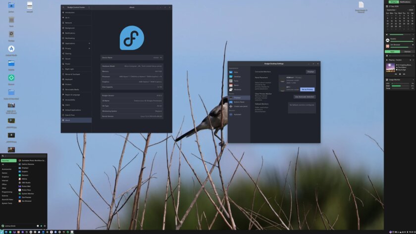 В среде рабочего стола Budgie 10.10.3 появилась возможность произвольно размещать иконки на рабочем столе