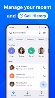 Contacts & Call History. Скриншот 1