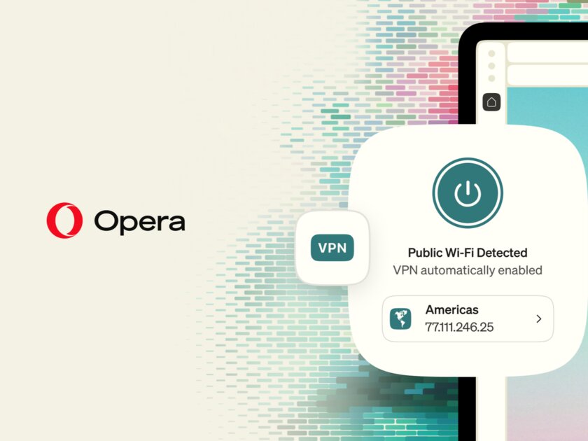 Opera научилась автоматически включать VPN при подключении к публичным сетям Wi-Fi