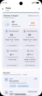 Meteo Compare 1.18.1. Скриншот 3