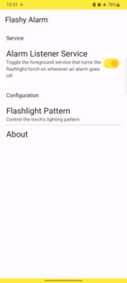 Flashy Alarm 1.0.0. Скриншот 2