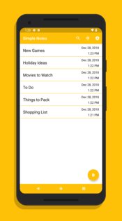 Simple Material Notes 2.1. Скриншот 1
