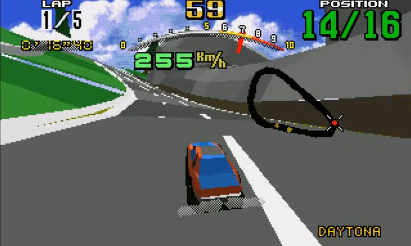 Фанат Daytona USA переносит аркадную гонку на провальный аддон Sega 32X