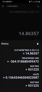 Calculator 1.1.0. Скриншот 5
