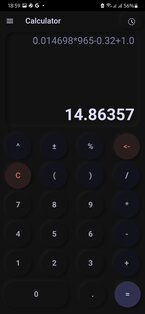 Calculator 1.1.0. Скриншот 7