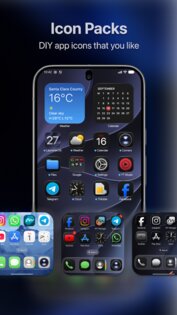 Launcher OS 27: Liquid Glass 1.2.7. Скриншот 4