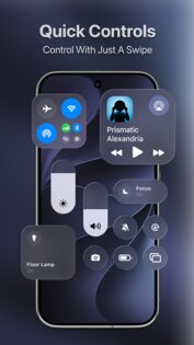 Launcher OS 27: Liquid Glass 1.2.7. Скриншот 5