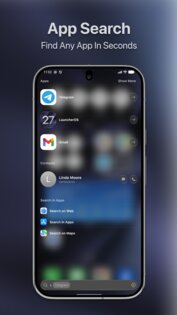 Launcher OS 27: Liquid Glass 1.2.7. Скриншот 7