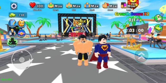 Gym Idle Simulator Star 0.9. Скриншот 4