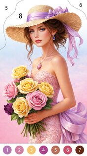 Retro Style Coloring Games 1.47.259. Скриншот 13