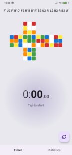 CubeTimer 1.0.5. Скриншот 1