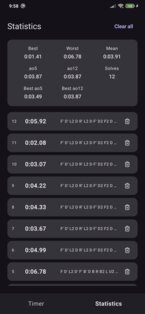 CubeTimer 1.0.5. Скриншот 3