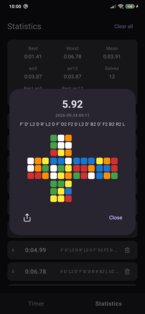 CubeTimer 1.0.5. Скриншот 4