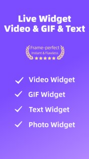Живой Виджет: Видео и GIF 1.4.0. Скриншот 1