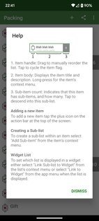InfiniList 1.3.0. Скриншот 2