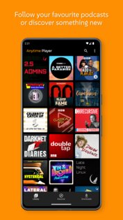 Плеер подкастов Anytime 1.3.14. Скриншот 1