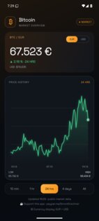 Bitcoin Ticker (+Widget) 2.7.1. Скриншот 2