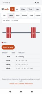 liftmath 2.6.0. Скриншот 3