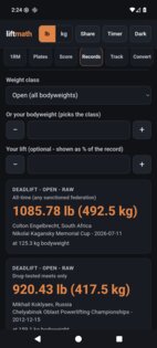 liftmath 2.6.0. Скриншот 5