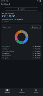 TU Expense Tracker 2.5.10. Скриншот 1
