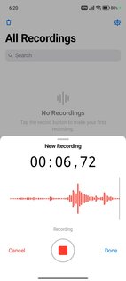 Voice Memos 1.0.2. Скриншот 1