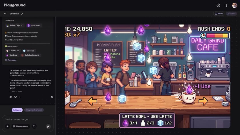Google представила Playground: ИИ-платформу для генерации игр