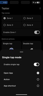 Tapbar 1.6. Скриншот 2