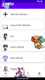 Shijima – Shimeji для Android 1.1.5. Скриншот 1