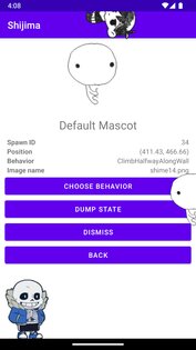 Shijima – Shimeji для Android 1.1.5. Скриншот 4