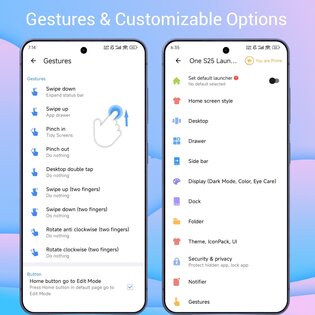 One S26 Launcher 5.3. Скриншот 7