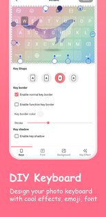 Emoji Keyboard: Theme, Fonts 3.10.18. Скриншот 2