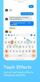 Emoji Keyboard: Theme, Fonts 3.10.18. Скриншот 5