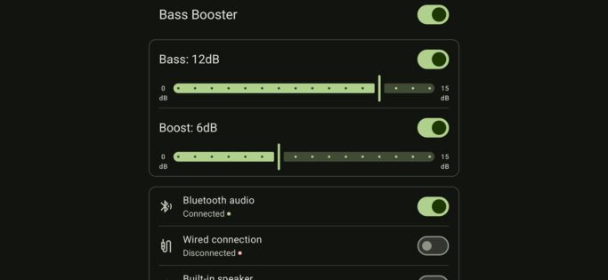 Bass Booster 3.1.0. Скриншот 2