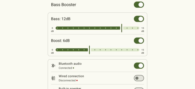 Bass Booster 3.1.0. Скриншот 4