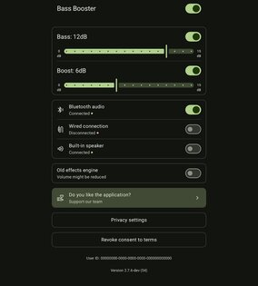 Bass Booster 3.1.0. Скриншот 5