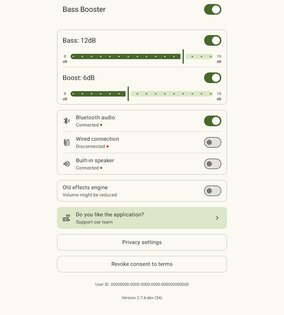 Bass Booster 3.1.0. Скриншот 6