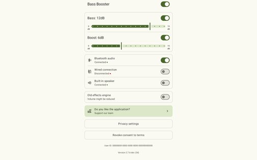 Bass Booster 3.1.0. Скриншот 8