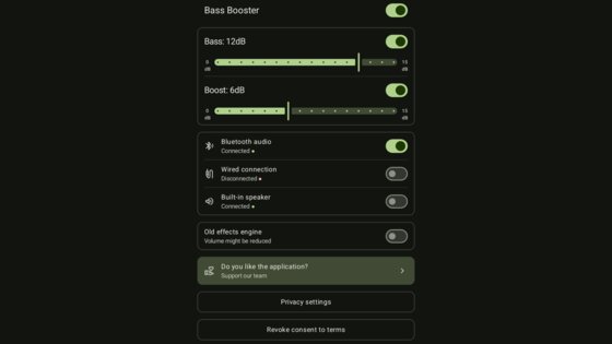 Bass Booster 3.1.0. Скриншот 13