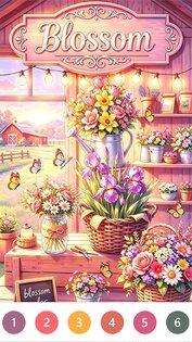 Blossom Color By Number 1.0.9. Скриншот 3