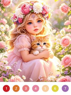 Blossom Color By Number 1.0.9. Скриншот 7