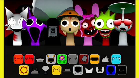 Sprunki 3D Mod 1.0. Скриншот 1