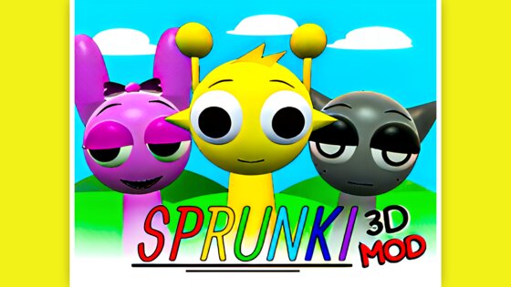 Sprunki 3D Mod 1.0. Скриншот 4