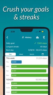 StepUp шагомер и подсчёт шагов 5.0.87. Скриншот 2