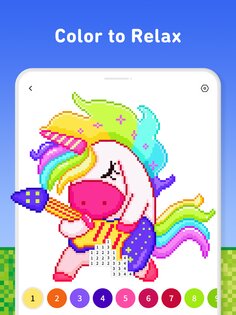 Pop Pixel – раскраска по номерам 1.3.5. Скриншот 9