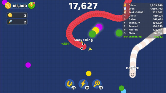 Голодная Snake.io – Червячная Зона 1.0.2. Скриншот 8