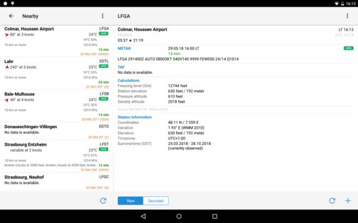 AeroWeather 1.10.10. Скриншот 16